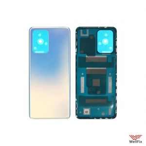 Изображение Задняя крышка для Xiaomi Poco X4 GT синяя (оригинал)