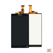 Изображение Дисплей для Sony Xperia ZL (C6503) L35h в сборе черный
