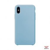 Изображение Силиконовый чехол для iPhone X, XS светло синий