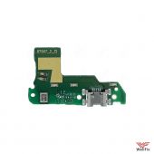 Изображение Шлейф (плата) для Huawei Y6 2018 на разъем зарядки / микрофон (оригинал)