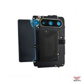 Изображение Стекло камеры для Xiaomi Mi 9 Lite серебристое (оригинал)