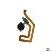 Шлейф для Xiaomi Redmi 7 на сканер отпечатка пальца синий (оригинал)