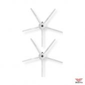 Изображение Боковая щетка для Xiaomi Mijia Mi Robot Vacuum Cleaner / 1S / S5 / S5 MAX / S6 / S6 Pure / S6 Max / E4 белая силиконовая (2шт)