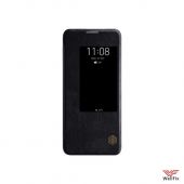 Изображение Кожаный чехол-книжка для Huawei Mate 20 Pro черный (Nillkin Qin)