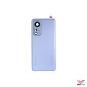 Задняя крышка для Xiaomi 12 голубая (оригинал)