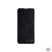Изображение Кожаный чехол-книжка для Huawei P Smart Z черный (Nillkin Qin)