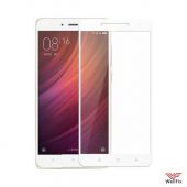 Изображение Защитное 3D стекло для Xiaomi Redmi 4X белое