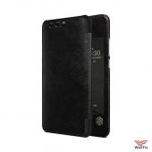 Изображение Кожаный чехол-книжка для Huawei P10 Plus черный (Nillkin Qin)