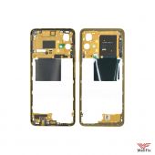 Изображение Средняя часть корпуса Xiaomi Poco M4 Pro 5G желтая (оригинал)