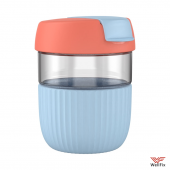 Изображение Стакан-непроливайка Kiss Kiss Fish Rainbow Cup Grapefruit