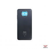 Изображение Задняя крышка для Xiaomi Redmi Note 9T черная (оригинал)