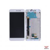 Изображение Дисплей Xiaomi Redmi Note 5A в сборе белый (оригинал)