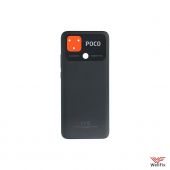 Изображение Задняя крышка для Xiaomi Poco C40 черная (оригинал)