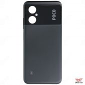 Изображение Задняя крышка для Xiaomi Poco M4 5G черная (оригинал)