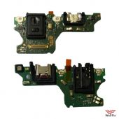 Изображение Шлейф (плата) для Honor 9C на разъем зарядки / микрофон (оригинал)