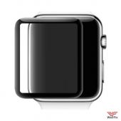 Изображение Защитное 5D стекло для Apple Watch 38мм черное