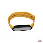 Изображение Силиконовый ремешок Xiaomi Mi Band 5 / 6 желтый (оригинал)