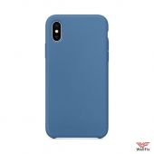 Изображение Силиконовый чехол для iPhone X, XS синий