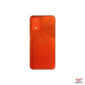 Задняя крышка для Xiaomi Redmi 9T NFC оранжевая (оригинал)