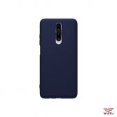 Изображение Силиконовый чехол для Xiaomi Redmi K30 синий (Nillkin Rubber)