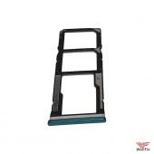 Изображение Сим лоток для Xiaomi Redmi Note 9 Pro зеленый (оригинал)