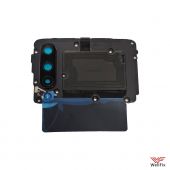 Изображение Стекло камеры для Xiaomi Mi 9 Lite черное (оригинал)