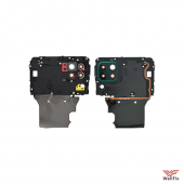 Изображение Стекло камеры Huawei P40 Lite в сборе зеленое (оригинал)