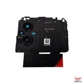 Изображение Стекло камеры для Xiaomi Poco M5 черное (оригинал)