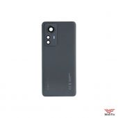 Изображение Задняя крышка для Xiaomi 12 Pro черная (оригинал)