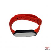 Изображение Силиконовый ремешок Xiaomi Mi Band 5 / 6 оранжевый (оригинал)