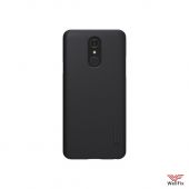 Изображение Пластиковый чехол для LG Q7 черный (Nillkin)