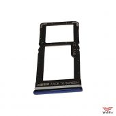 Изображение Сим лоток для Xiaomi Poco X3 Pro / X3 NFC синий (оригинал)