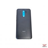 Изображение Задняя крышка для Xiaomi Redmi 9 NFC черная (оригинал)