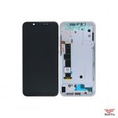 Изображение Дисплей Xiaomi Mi 8 в сборе белый (оригинал)