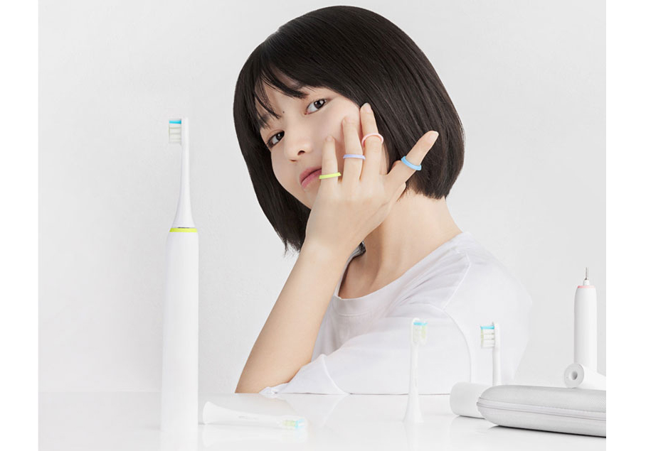 Электрическая зубная щетка Xiaomi Soocas X1 белая индикаторы