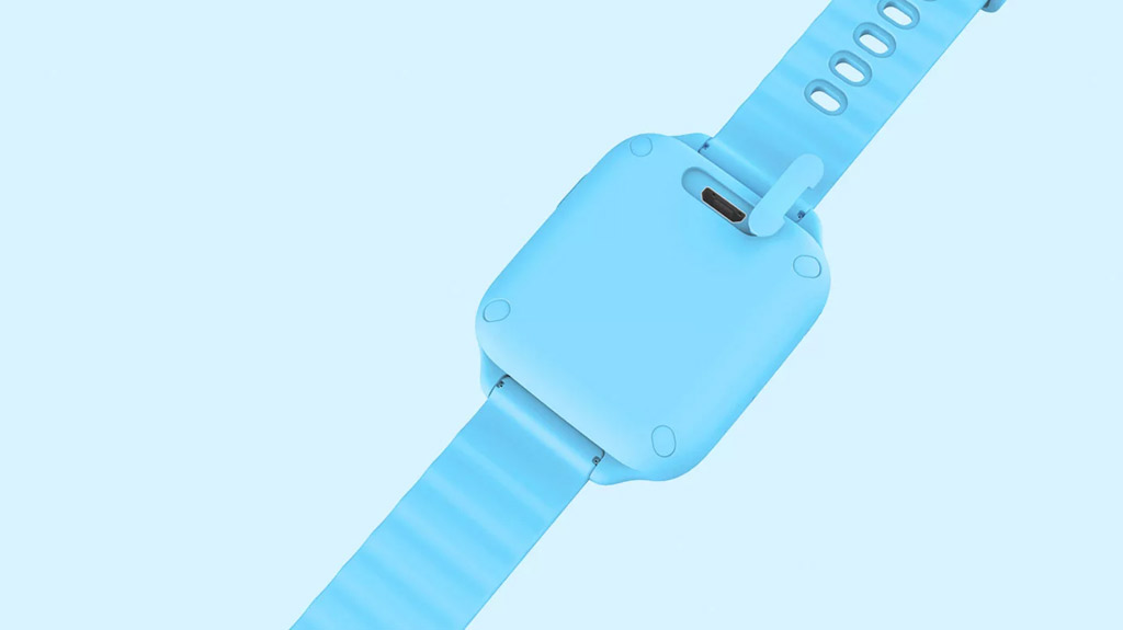 Умные часы Xiaoxun Children Smart GPS Watch синие с обратной стороны