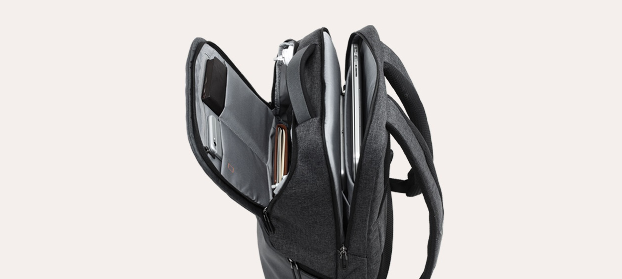 Рюкзак Xiaomi Mi Business Multi-force Bag черный внутри